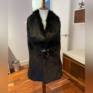 Via Spiga faux fur vest